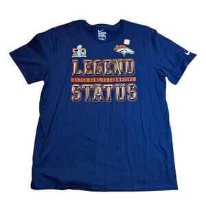 Denver Broncos Super Bowl 50 Champions Nike Shirt sz: XL